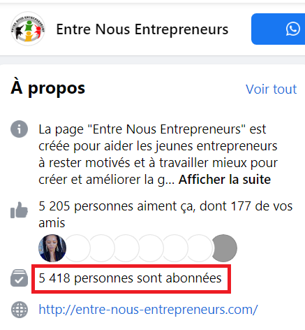 Un an pour vivre d'internet : nos résultats sur la page Facebook