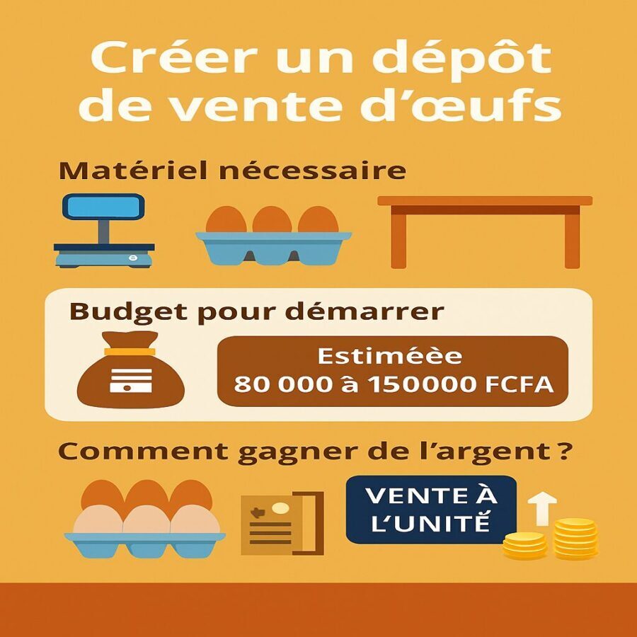 Créer un dépôt de vente d’œufs : Budget, matériel, rentabilité