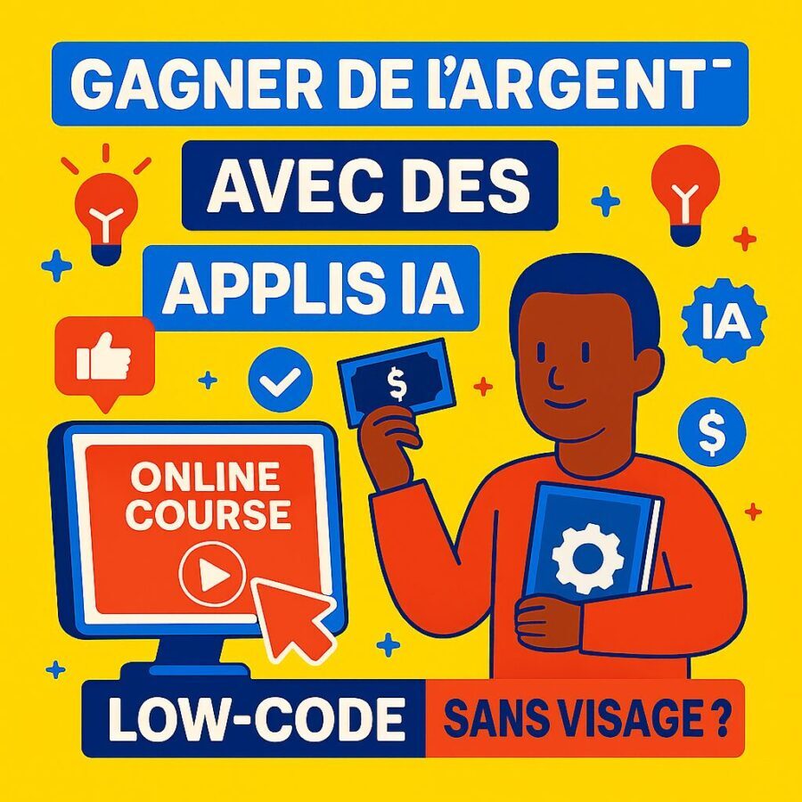 Applis IA low-code qui font gagner de l&rsquo;argent en ligne