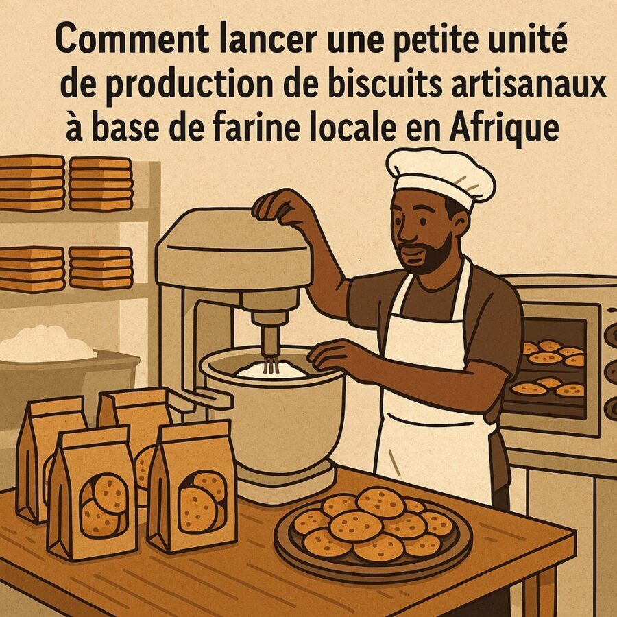 Comment lancer une petite usine de biscuits à base de farine locale en Afrique