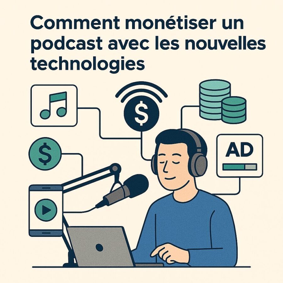 Comment monétiser un podcast avec les nouvelles technologies