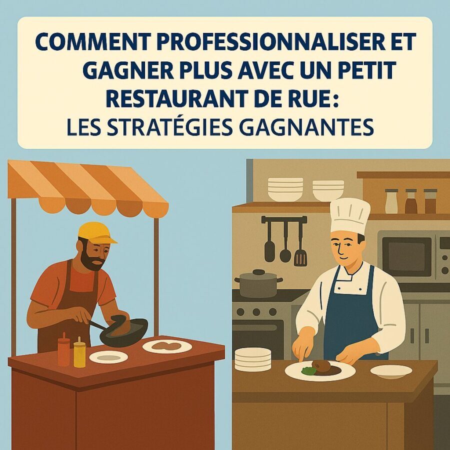 Comment professionnaliser et gagner plus avec un petit restaurant de rue