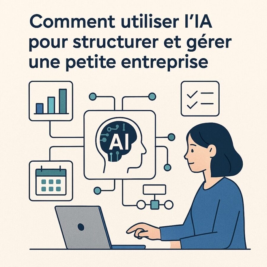Comment utiliser l’IA pour structurer et gérer une petite entreprise