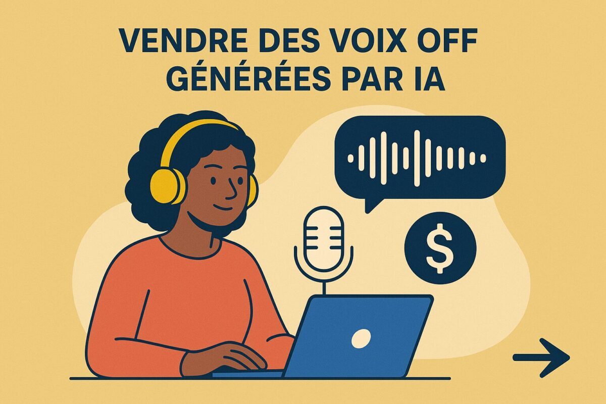 Comment créer et vendre des voix off générées par IA : le guide pratique