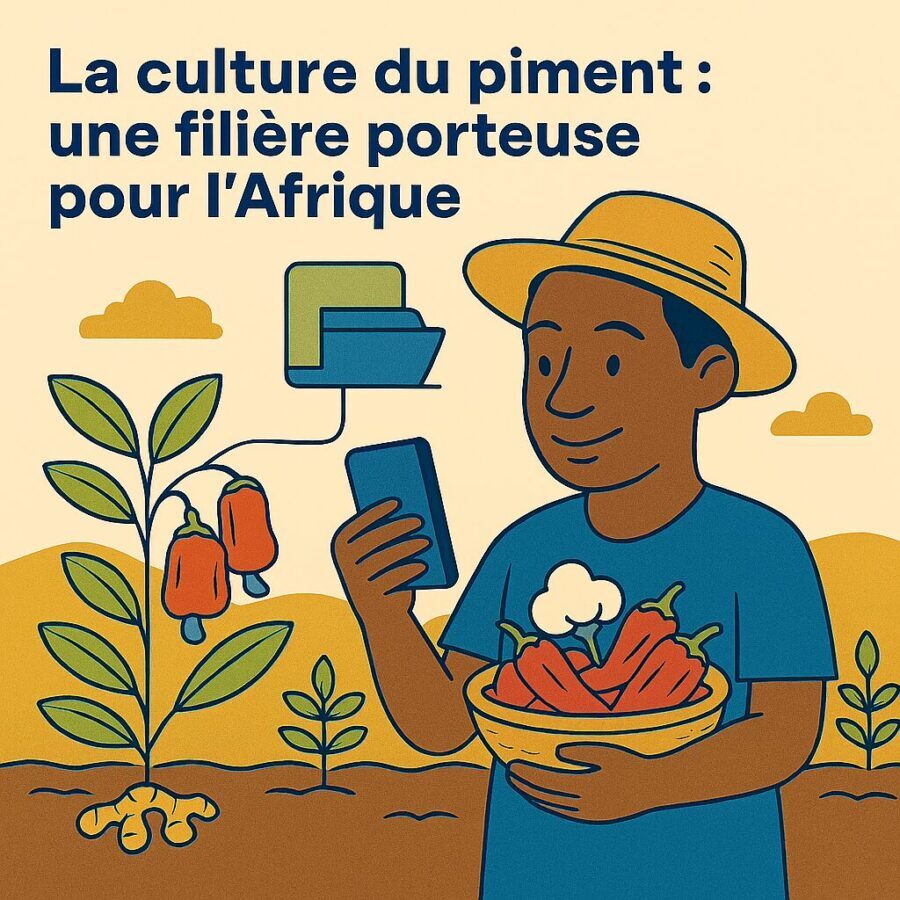 La culture du piment : une filière porteuse pour l’Afrique