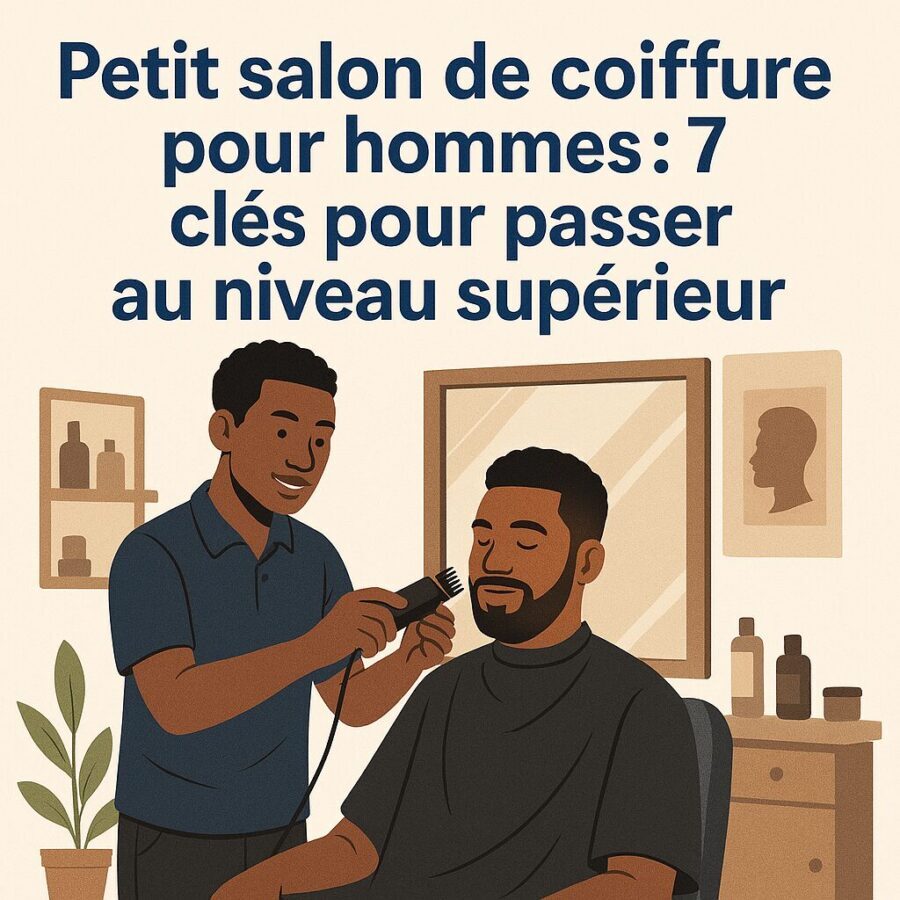 Petits salons de coiffure pour hommes: 7 clés pour passer au niveau supérieur