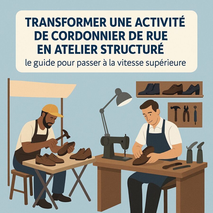 Comment transformer une activité de cordonnier en atelier structuré ?