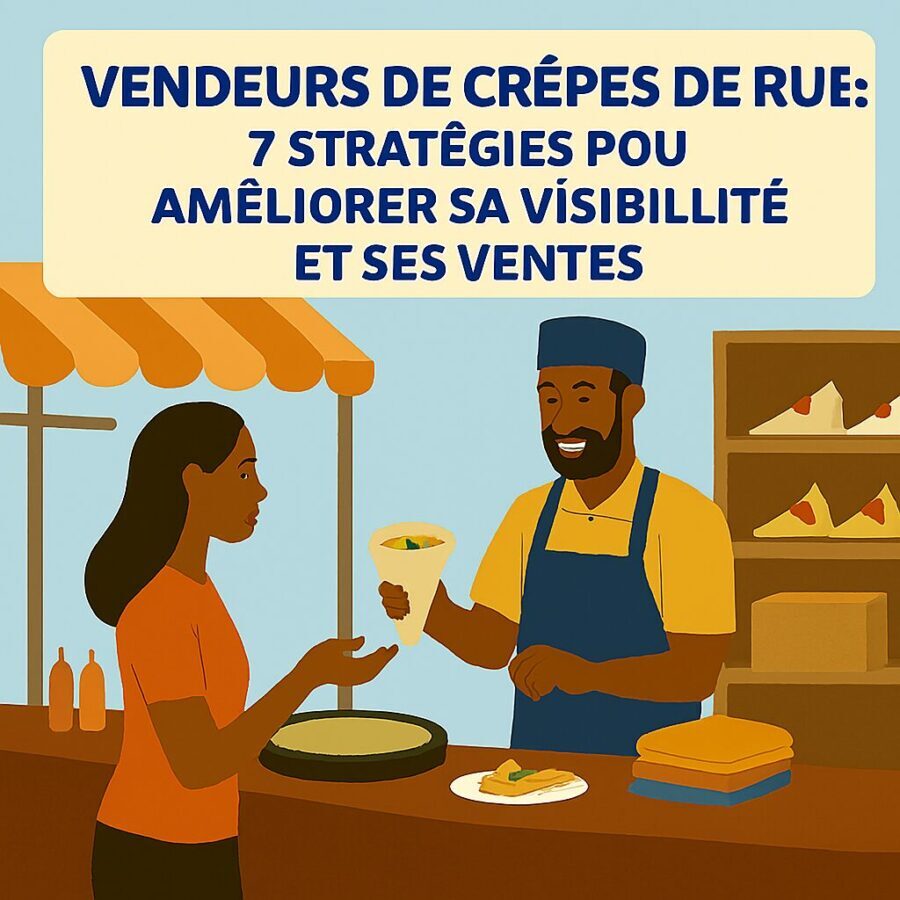Vente de crêpes de rue : 7 stratégies pour améliorer sa visibilité et ses ventes