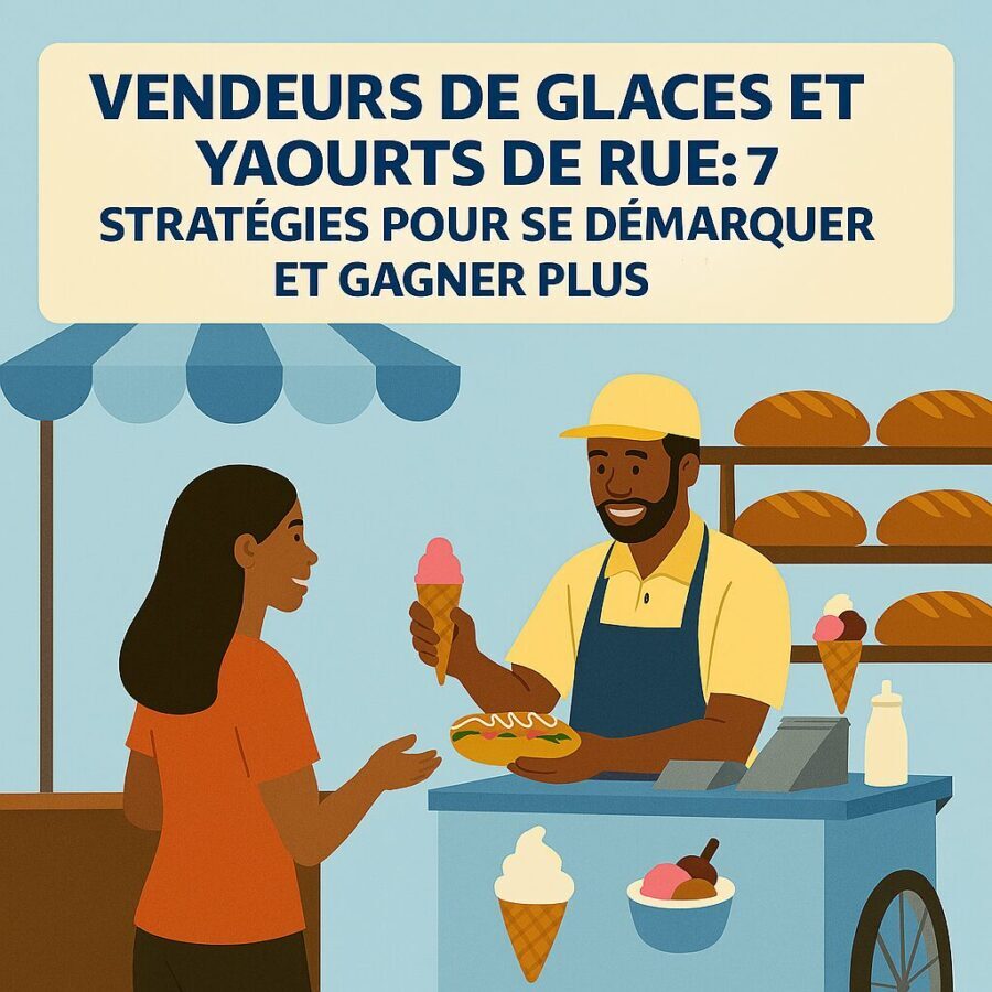Vente de glaces et yaourts de rue : 7 stratégies pour se démarquer et gagner plus