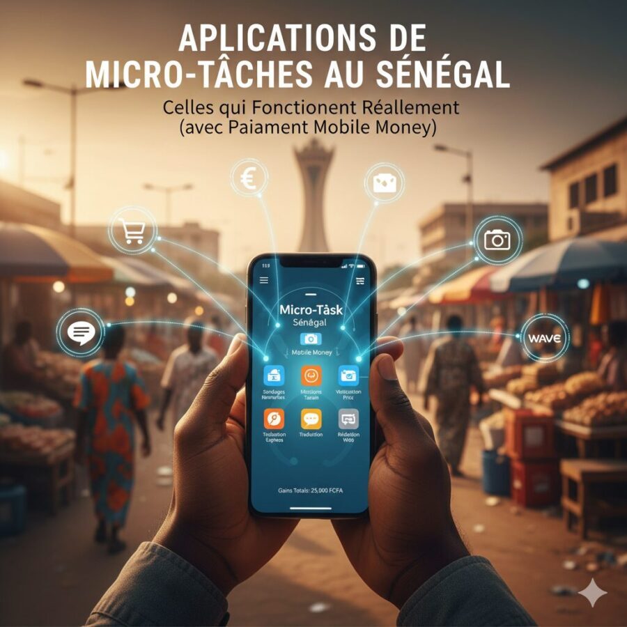 Applications de Micro-Tâches au Sénégal : Celles qui Fonctionnent Réellement