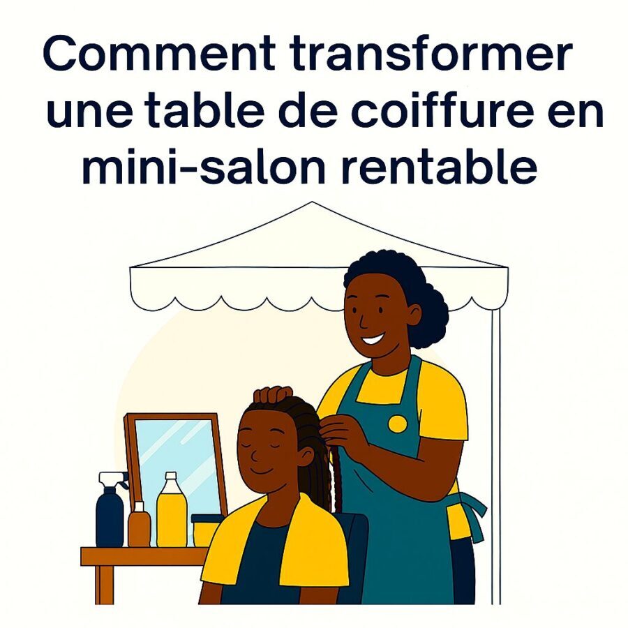 Comment transformer un petit salon de coiffure en véritable mini-salon rentable