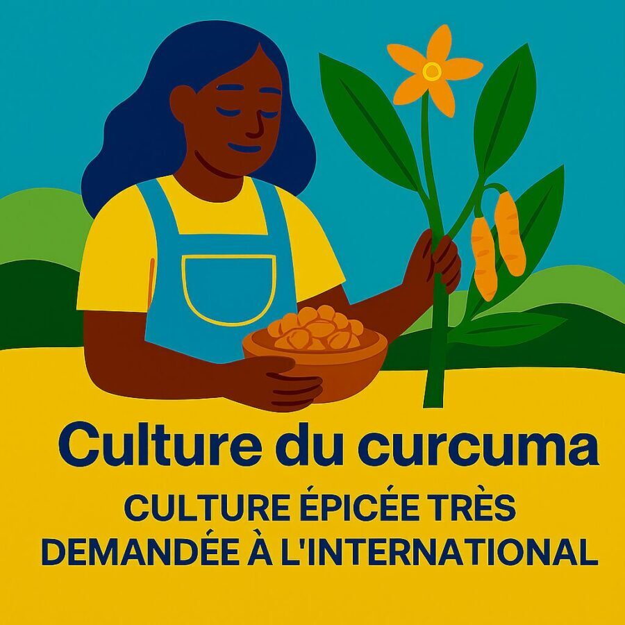 Culture du curcuma : une épice rentable et très demandée à l’international