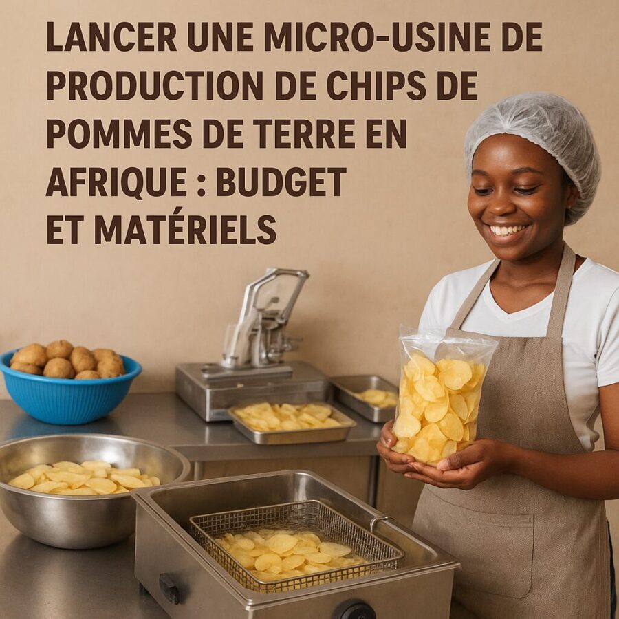 Comment lancer une Micro-usine de production de chips de pommes de terre en Afrique ?