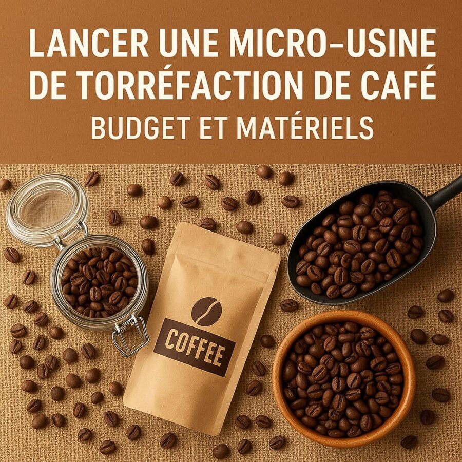 Lancer une Micro-usine de torréfaction de café en Afrique : Budget et matériels
