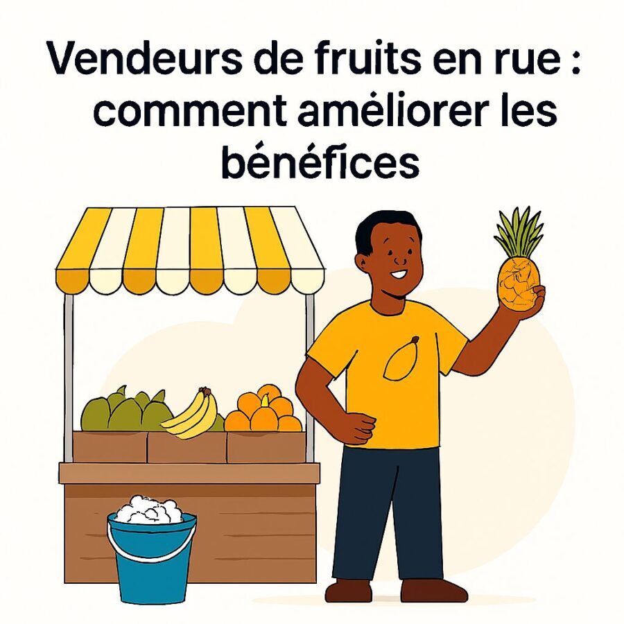Vendeurs de fruits en rue : comment améliorer les bénéfices et structurer son activité