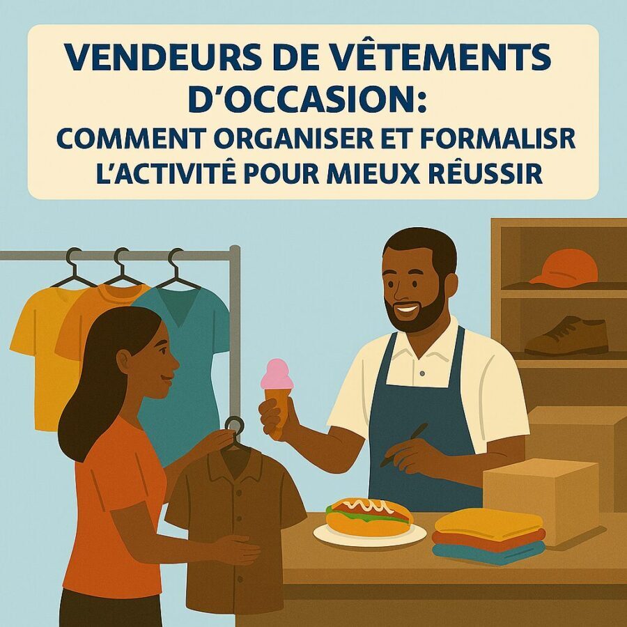Vente de vêtements d’occasion : comment organiser et formaliser l’activité pour mieux réussir