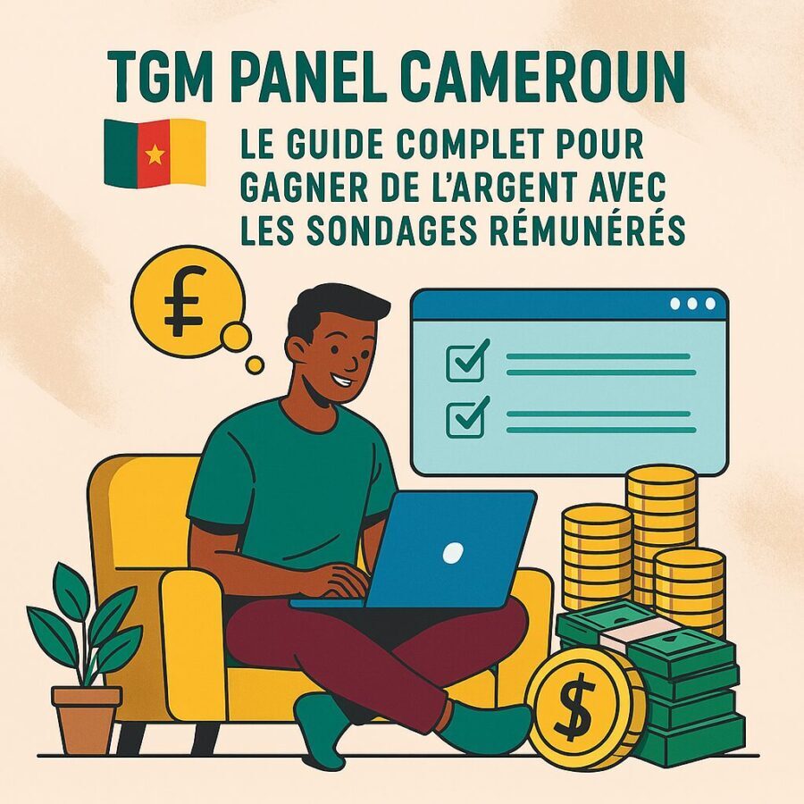 TGM Panel Cameroun : Guide complet pour gagner de l’argent avec les sondages rémunérés