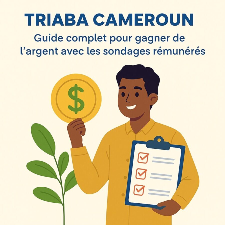 Triaba Cameroun : Guide complet pour gagner de l’argent avec les sondages rémunérés