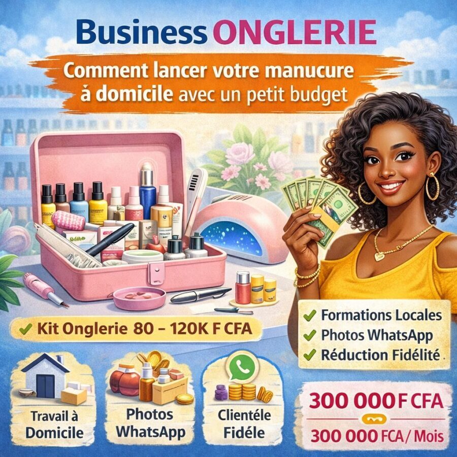 Business de l’onglerie : comment lancer votre manucure, pédicure à domicile avec un petit budget