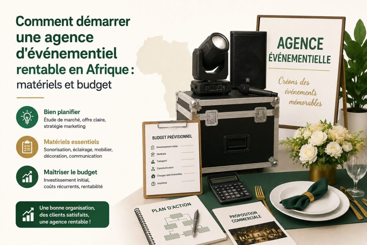 Comment démarrer une agence d&rsquo;événementiel rentable en Afrique