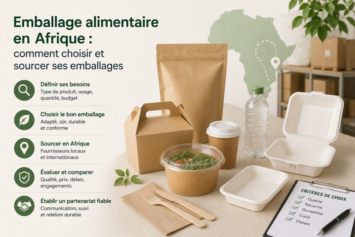 Emballage alimentaire en Afrique : comment choisir et sourcer ses emballages