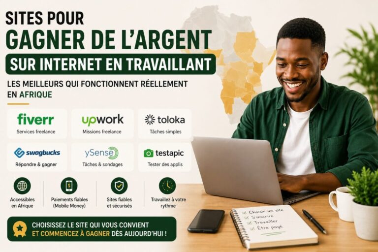 sites pour gagner de l'argent sur Internet en travaillant