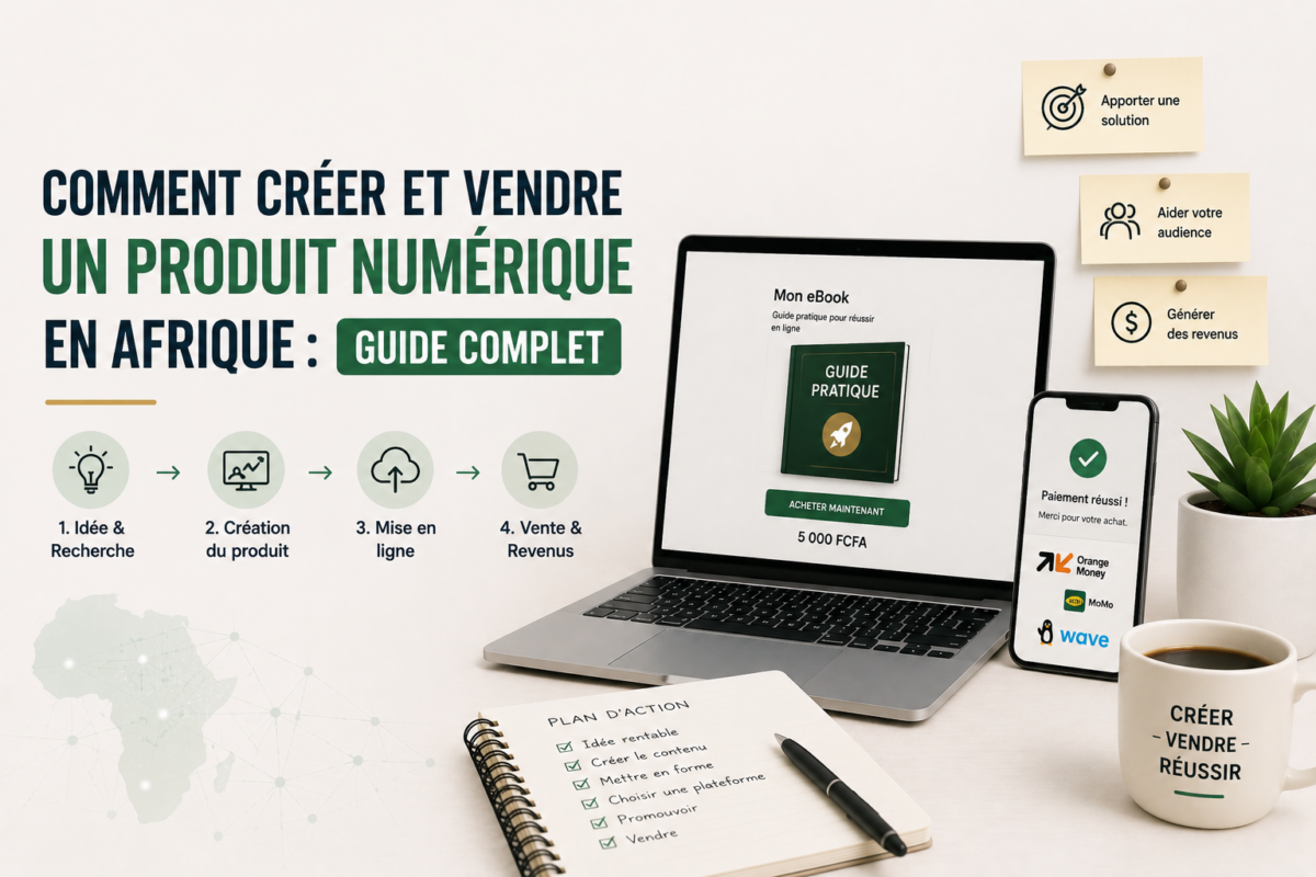 Comment créer et vendre un produit numérique en Afrique : guide complet