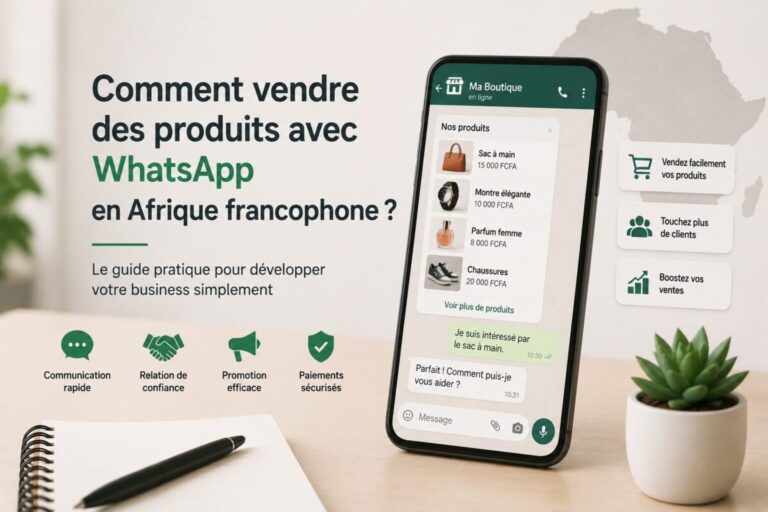 Comment vendre des produits numériques et physiques avec WhatsApp en Afrique